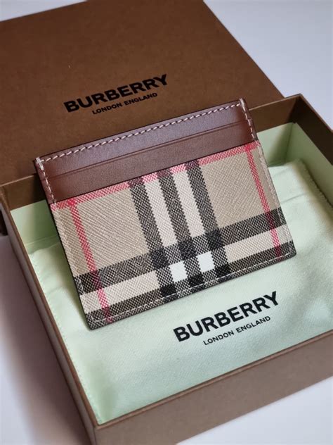 burberry men's card cases|burberry card case wallets.